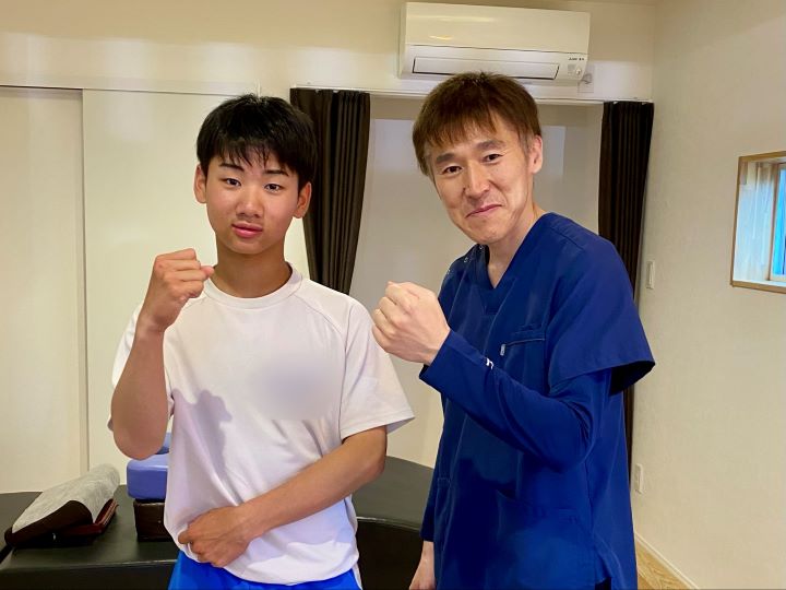 お客様とのツーショット写真